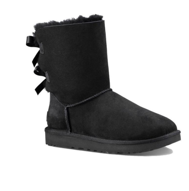 UGG Classic Short Bailey Bow II Black