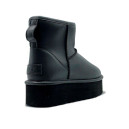 UGG Mini Black Platform Leather