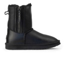 UGG Classic Short Zip Leather Black