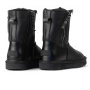 UGG Classic Short Zip Leather Black