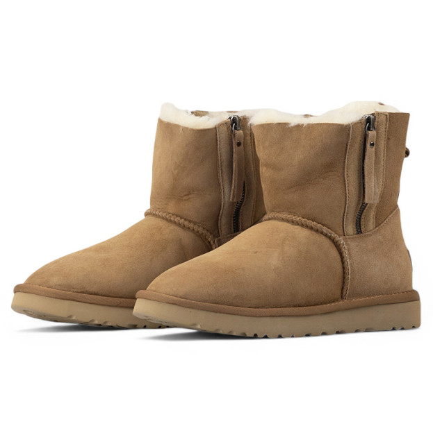 UGG Classic Short Zip Beige