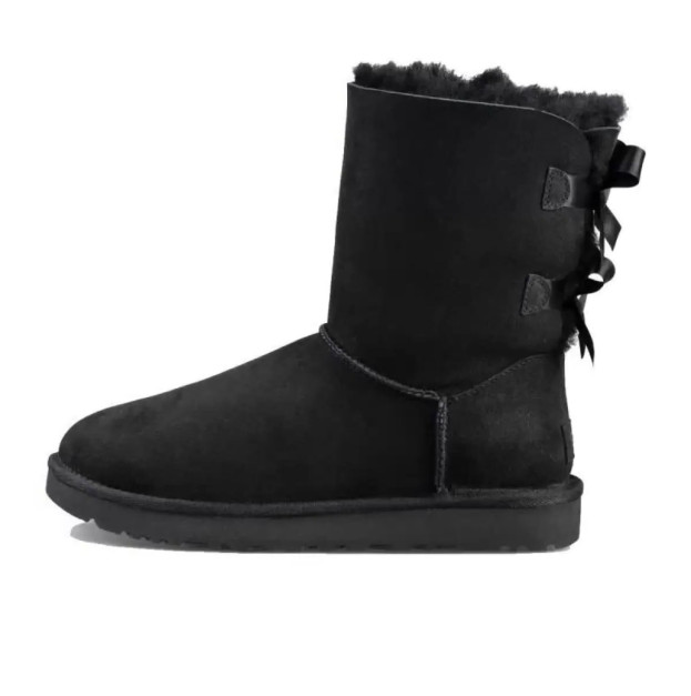 UGG Classic Short Bailey Bow II Black